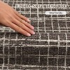 Modern Striped Washable Area Rug - Soft Stain Resistant Indoor Carpet with Non-Slip Backing, Low Pile Floor Cover for Living Room Dining Room Office - 4 of 4