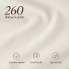 260 Thread Count Organic Cotton Percale Bed Sheet Set by Bare Home - 4 of 4