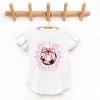 The Juniper Shop Just A Girl Who Loves Soccer Coquette Flutter Sleeve Tee - 2 of 4