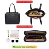 3PCS Purses Tote Bag and Wallet Set Shoulder Satchel Crossbody Bags Leather Handbag - 3 of 4