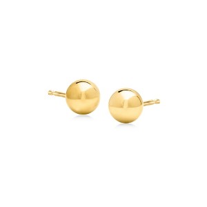 Ross-Simons Italian 6mm 18kt Yellow Gold Ball Stud Earrings - 1 of 4