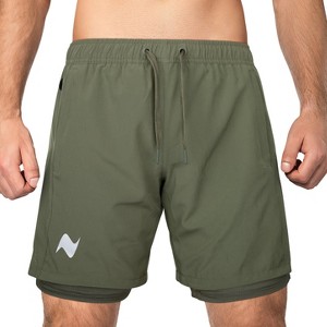 Zilpu Mens Quick Dry Athletic Performance Shorts wi/Zipper Pocket (7 inch) - 1 of 4