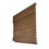 Chicology Room Darkening Bamboo Roman Curtain Shade Moose Brown - 2 of 4
