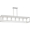 Quoizel Lighting New Harbor 7 - Light Island Pendant Light in  Brushed Nickel - 2 of 3