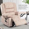 DOMETOUR Adult Massage Chair Massage Recliner Sofa, Electrically Heated Massage Chaise Longue, Single Sofa With Manual Adjustable Tilt Angle - 4 of 4