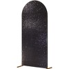 7.2/6.6/6 ft Sequin Wedding Arch Cover Spandex White Arch Backdrop Stand Cover for Party,Birthday, Baby Shower,Ceremony Banquet Decor (No Arch Stand) - 2 of 4