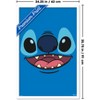 Trends International Disney Lilo and Stitch - Giant Face Smile Framed Wall Poster Prints - 3 of 4