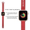 Worryfree Gadgets Leather Thin Bands for Apple Watch 38mm 40mm 41mm iWatch Series 8 7 6 SE 5 4 3 2 1 - Assorted Colors - 4 of 4