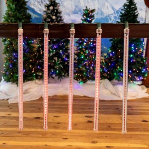 Novelty Lights LED Cascading Meteor Starfall Tube Icicle Light Pack of 5 - 1 of 4