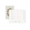 Morris & Co. 5"x8" by Blue Sky 2026  Weekly/Monthly Bookbound Planner Hardcover Blackthorn Natural Linen - 4 of 4