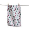 tagltd 26L"x18W" Trees on White Cracker Dishtowel Kitchen Towel White Machine Washasble - 2 of 3