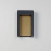 ET2 Lighting Alcove 2 - Light Wall Light in  Black/Gold - 4 of 4
