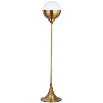 Renato Floor Lamp - Brass Gold - Safavieh.