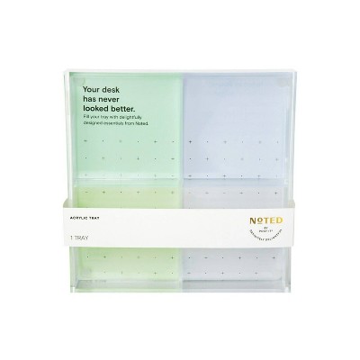 Post-it Four Compartment Acrylic Tray for 3"x3" Notepads