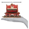 Old World Christmas Wooden Ornament, Santa's Hot Cocoa Tanker Train Car - 2 of 3