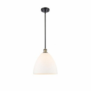 Bristol Glass - 1 Light Mini Pendant In Industrial Style-12.75 Inches Tall and 12 Inches Wide - 1 of 1