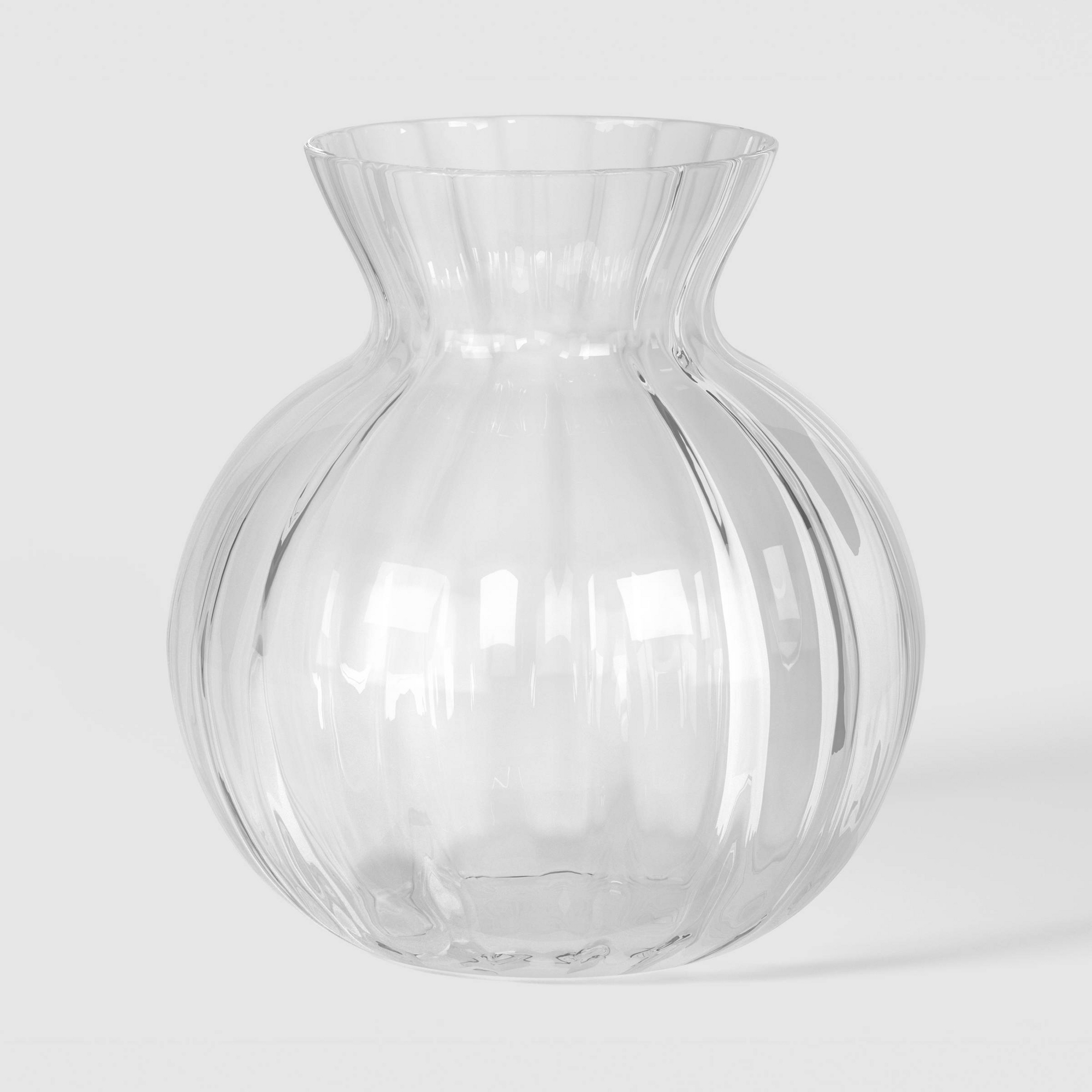 Round Glass Vase Clear - Room Essentials™