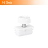 Unique Bargains Plastic Non-Skid Adjustable Square Insert  Furniture Leveling Feet - 3 of 4