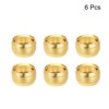 Unique Bargains Wedding Birthday Alloy Decorative Wear Resistance Napkin Rings 6 Pcs - 3 of 4