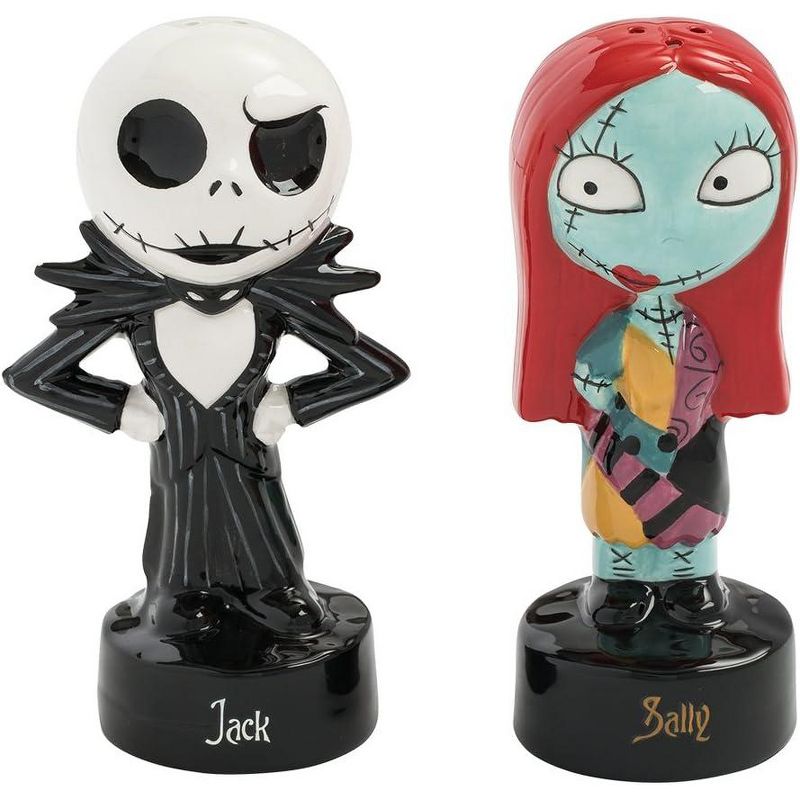 Nightmare Before Christmas Jack and Sally Salt and Pepper Set, 1 of 3