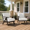 YARDSIGHT 2-Piece Outdoor Patio Lounge Chairs with Cushions, Modern Aluminum Frame Armchairs for Garden, Backyard, Deck, or Poolside - 2 of 4