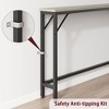 39.3" Console Table with Power Station, Slim Entryway Table with USB Ports & Outlets, Narrow Sofa Table for Hallway, Living Room, Behind Couch - 4 of 4