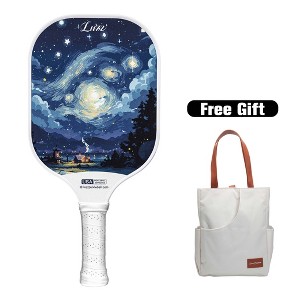 Luzz T700 Carbon Fiber Pickleball Paddle with Sandblasted Surface & Honeycomb Core Racket - Includes Free Versatile Tote Bag - 1 of 4