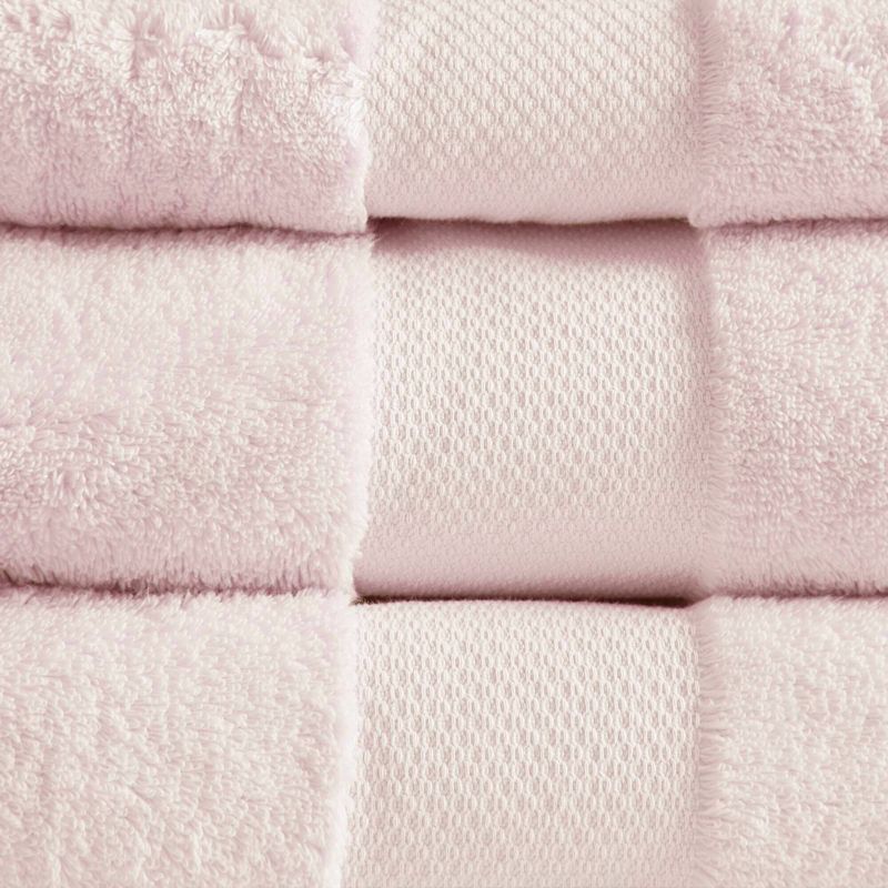 Turkish 100% Cotton 6pc Absorbent Ultra Soft Bath Towel Set, 4 of 10
