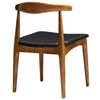 Set of 4 Tracy Dining Chairs Black - Modway: Mid-Century Design, Foam Padded, Leatherette Seat, Wood Frame - image 4 of 4