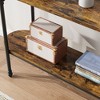 Nasitip 2-Tier Console Table, 43.3" Entryway Table with Storage, Metal Frame, Behind Couch Table for Living Room, Hallway, Entryway - 3 of 4
