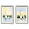 FONTOI 2pcs Sailboat Canvas Wall Art, Nautical Wall Decor Living Room, Dining Room Decor Framed Wall Art for Hallway, Multicolored 20"* 28"*1.2" - 3 of 4