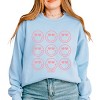 S.W.Smiley Love Smiley Grid -  Women's Graphic Sweatshirt - 3 of 4