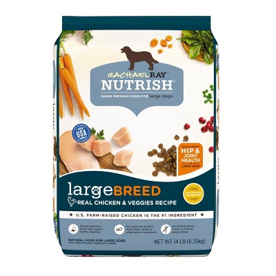 Rachael Ray Nutrish Real Chicken & Veggies Recipe Large Breed Super Premium Dry Dog Food - 14lbs