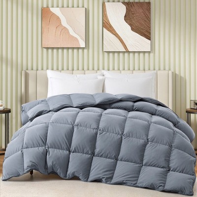 King Steel Gray Microfiber Medium Weight Duvet