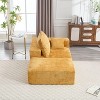 CAVINAS 2-Seat Combination Sofa Exquisite Fabric Upholstered Comfortable Flexible and Changeable Sofa Couch with Pillows - 4 of 4