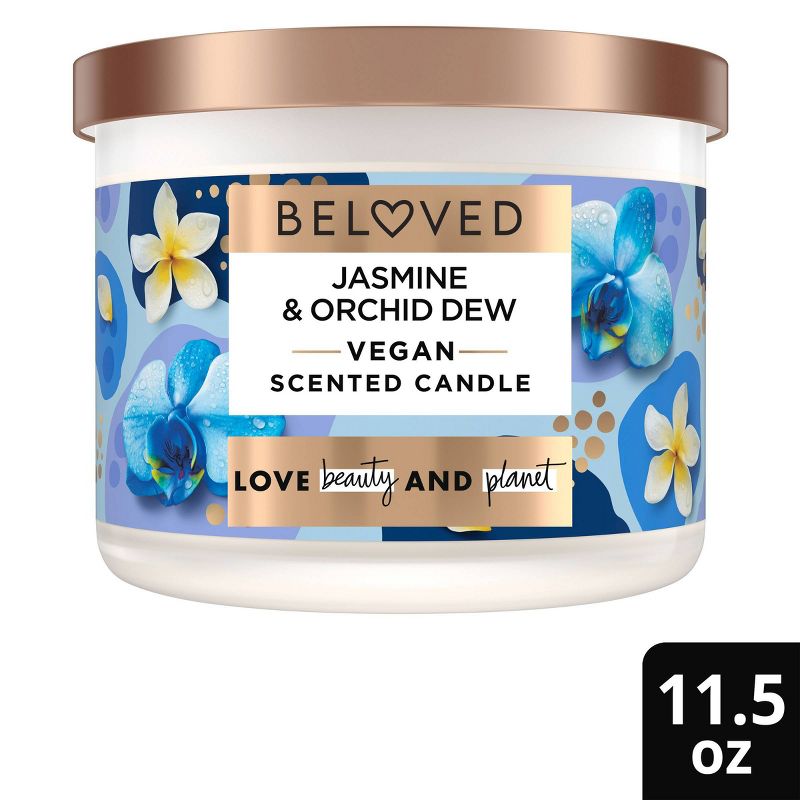Beloved Jasmine &#38; Orchid Dew 2-Wick Candle - 11.5oz, 1 of 9