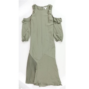 bar III Womens Cold Shoulder A-line Dress - 1 of 2