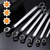 Unique Bargains Metric CR-V 12 Point 45 Degree Offset Double Box End Wrench - 4 of 4