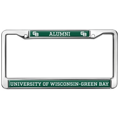 University of Wisconsin - Green Bay Alumni Full Size Standard License Plate Metal Frame