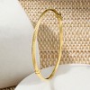 Pure Collection by Ross-Simons Italian 14kt Yellow Gold Linear-Pattern Bangle Bracelet Size 8 - 2 of 4