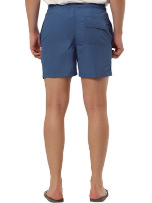 TATT 21 Men's Summer Casual Drawstring Waist Mesh Lining Board Shorts Dark Blue 38 — фото 3