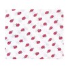 Hudson Baby Infant Girl Cotton Muslin Swaddle Blankets, Rose, One Size - 2 of 2