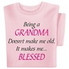 Collections Etc Amusing Blessed Grandma Short Sleeve Graphic T-Shirt - 2 of 4