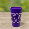 NCAA Washington Huskies Silicone Pint Glass - 16oz: Multicolor Drinkware, Silicone Material - 3 of 3