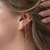Small Gold Hoop Earrings Set for Women, 14K Gold Plated Lightweight Earrings Sets for Multiple Piercing - 4 of 4
