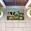 Stupell Industries Friend Indeed Farm Animals Printed Outdoor Door Mat, design by Warren Kimble, 18"x30" - 3 of 4