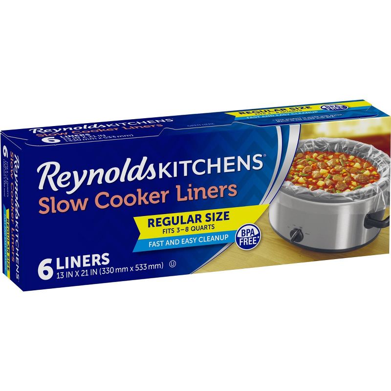 Reynolds Kitchens Regular Size Slow Cooker Liners - 6ct, 4 of 8