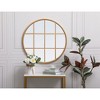 Elegant Lighting Metal windowpane mirror 28 inch in in x 28 inch in in Brass - 2 of 4