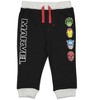 Marvel Avengers Hulk Black Panther Captain America 2 Pack Pants Toddler - 2 of 4