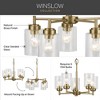 Kichler Lighting Winslow 5 - Light Chandelier in  Natural Brass - 4 of 4